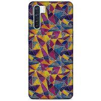 Geometrix 02 Oppo A91 Kılıf Silikon Kapak