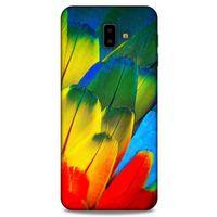 Samsung Galaxy J6 Plus Kılıf Desenli Özel Seri Tüyler (3) Kapak