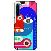 Lopard Xiaomi Redmi Note 8T Uyumlu Kılıf Soyut Sanat (13) Baskılı Silikon Kap