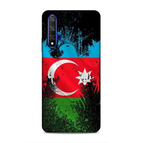 Huawei P Smart S 2020 Uyumlu Kılıf Azarbaijan (34) Slim Armor Kılıf Bayrak