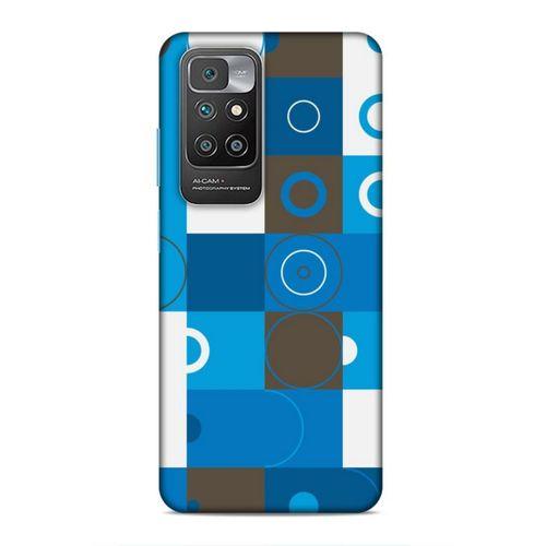 Xiaomi Redmi 10 Uyumlu Kılıf Insomnia (27) Tasarımlı Kılıf Mavi Beyaz