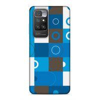 Xiaomi Redmi 10 Uyumlu Kılıf Insomnia (27) Tasarımlı Kılıf Mavi Beyaz