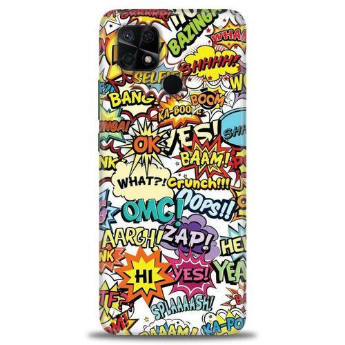 Xiaomi Redmi 10C Kılıf HD Baskılı Kılıf - Bang + Tam Ekran Koruyucu