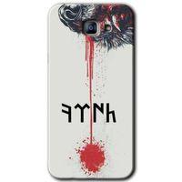 Galaxy A8 2016 Kılıf HD Desen Baskılı Arka Kapak - Kan Uykusu + Kırılmaz Cam