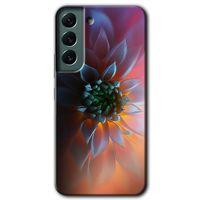 Galaxy S22 Kılıf HD Desen Baskılı Arka Kapak - Çiçek Motif