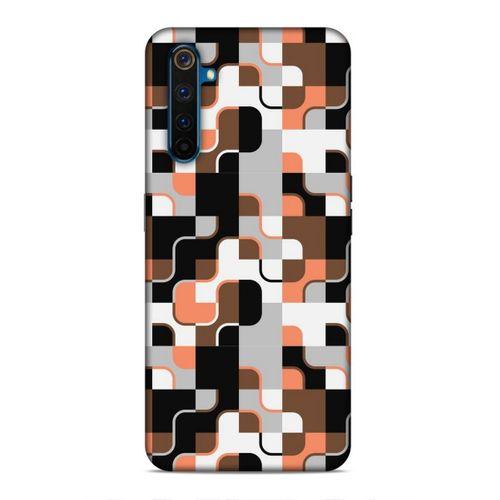 Realme 6 Uyumlu Kılıf Insomnia (47) Crystal Flex Kılıf Siyah Portakal
