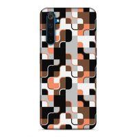 Realme 6 Uyumlu Kılıf Insomnia (47) Crystal Flex Kılıf Siyah Portakal