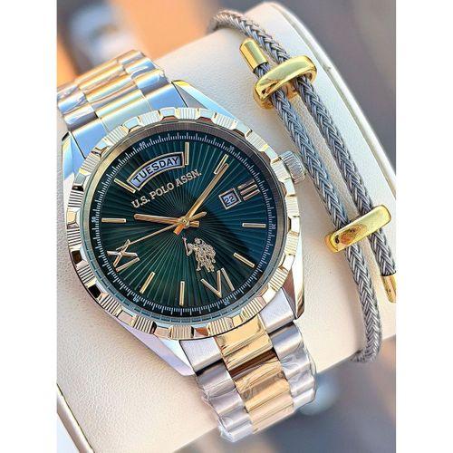 U.S.Polo Assn Çelik Kasa Ve Kordon 2 Yıl Garantili 5 Atm Suya Dayanıklı Erkek Kol Saati E.PA1123-05