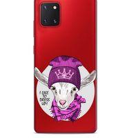 Zoologix (100) Samsung Galaxy Note 10 Lite Şeffaf Kılıf Silikon Desenli