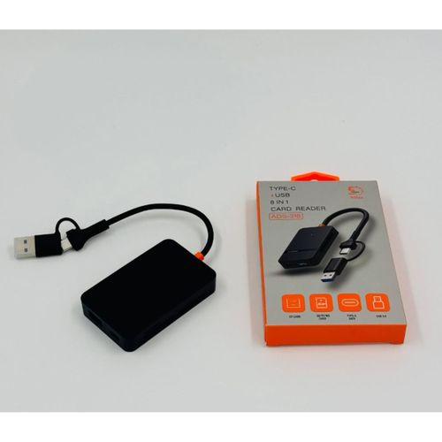 ZR783 Ads-316 Type-C + Usb 8 İn 1 Card Reader 5Gbps