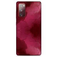 Mermer Desenli (7) Tema Telefon Kılıfı Bordo Samsung Galaxy S20 Fe Kılıf