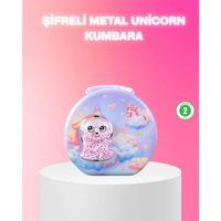 Şifreli Çocuk Para Kasası Metal Gövdeli Güvenli Kutu