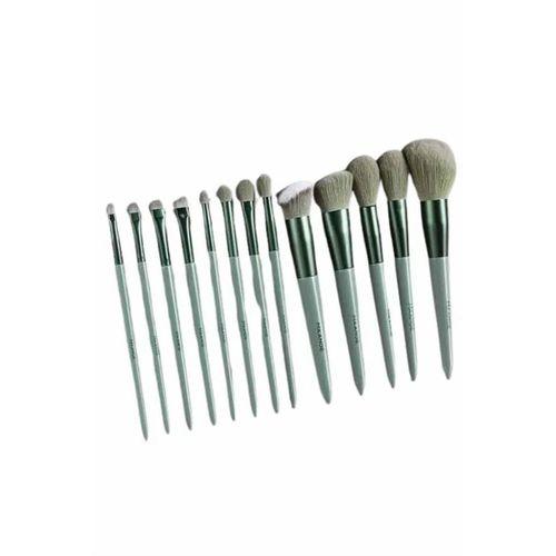 13 Parça Taşınabilir Kılıflı Profesyonel Makyaj Fırça Seti Pudra Allık Fondöten Fırçası