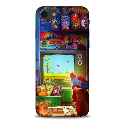 Retro (25) Desen Antişok Kapak Renkli Apple Iphone 7 Kılıf