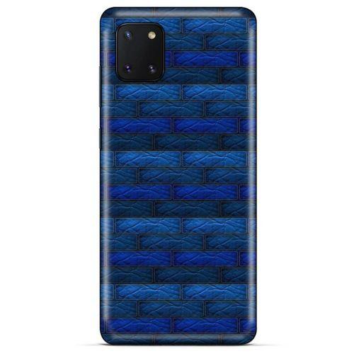 Huawei Y5P Kılıf Patchwork (43) Thin Fit Kılıf Mavi Tonları