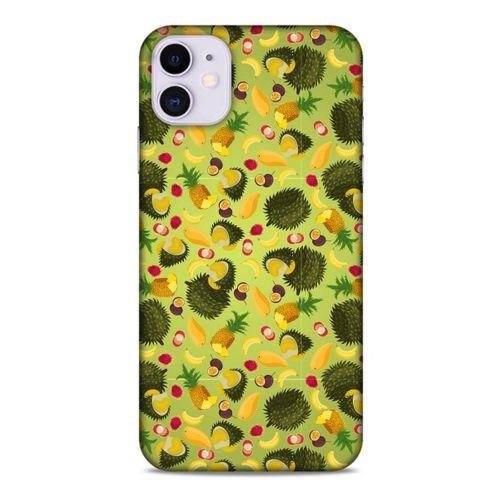 Frutix Rambutan 01 Apple Iphone 11 Kılıf Desenli Silikon