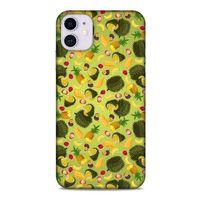 Frutix Rambutan 01 Apple Iphone 11 Kılıf Desenli Silikon