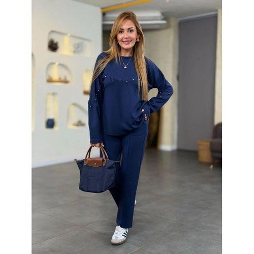 Kadın Inci Detay Modal Kumaş Ikili Takım