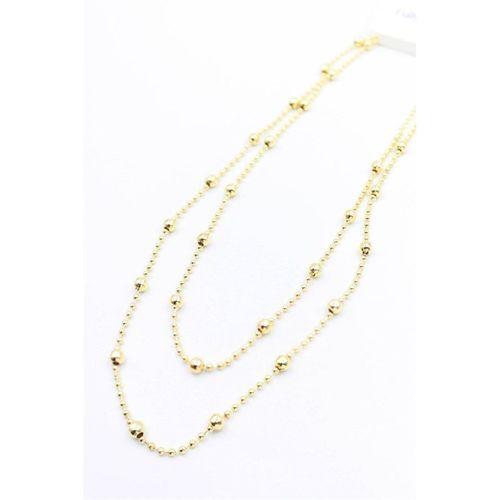 Top Zincir Kolye-90cm - Altın