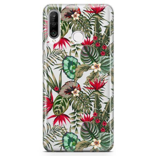 Huawei P30 Lite 2020 Kılıf Güney Amerika Bahçe Arka Kapak Koruma Desenli Full Koruyucu