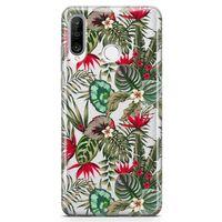 Huawei P30 Lite 2020 Kılıf Güney Amerika Bahçe Arka Kapak Koruma Desenli Full Koruyucu