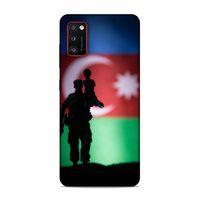 Samsung Galaxy A41 Uyumlu Kılıf Azarbaijan (14) Lansman Kılıf Asker Bayrak
