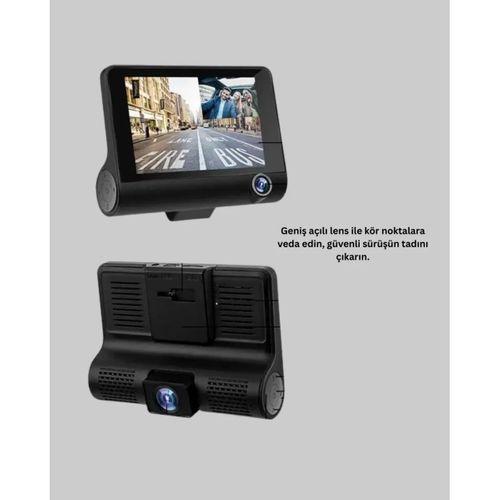 Çift Ve Üçlü Lens Seçeneği İle Tüm Açılardan Kayıt Yapan Araç Kamerası