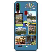 Lopard Samsung Galaxy A20s Uyumlu Kılıf Şehirli ※ (12) Bingöl Koruyucu Silikon