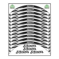 YAMAHA Yamaha Beyaz Reflektör Baskı Xmax Uyumlu 1 Set Jant Şeridi