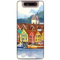 Cityx (21) Samsung Galaxy A80 Kılıf Silikon Kapak Desenli