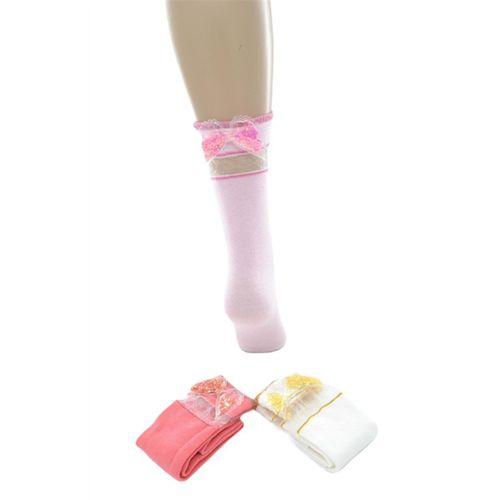 Ekinoks 3 Lü Tüllü Kanatlı Diz Altı Çocuk Çorap
