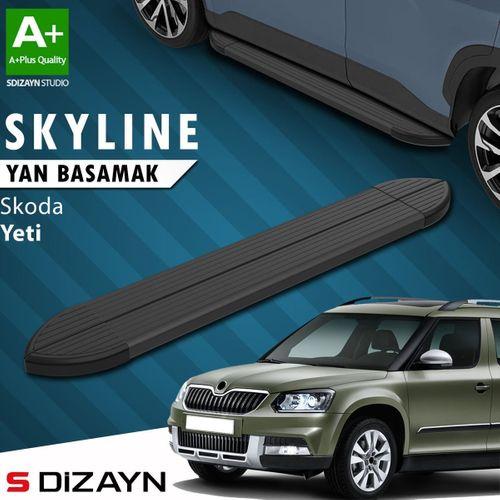 S-Dizayn Skoda Yeti Skyline Siyah Yan Basamak 173 Cm 2009-2017 A+ Kalite