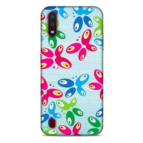 Nazarium (40) Desenli Silikon Kapak Samsung Galaxy A01 Kılıf