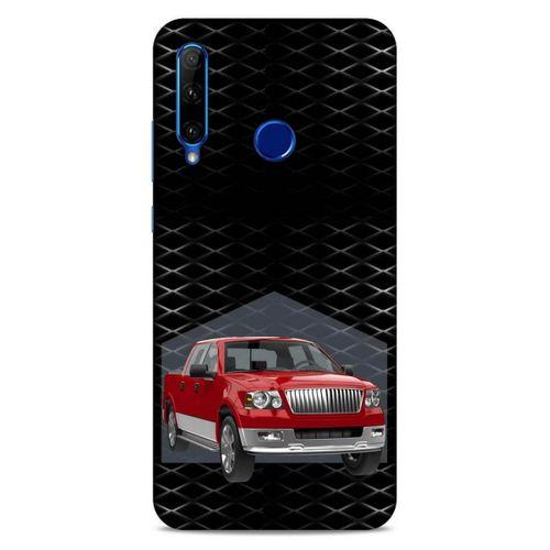 Lopard Huawei Y6P Uyumlu Kılıf PickUpX (19) Kılıfları Koyu Kırmızı