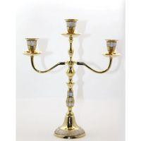 Pirinç Sedefli 3'lü Şamdan 19124