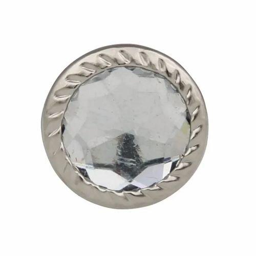 Dekoratif Parlak Taşlı Kabara Raptiye 17 Mm - 50