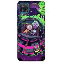 Samsung Galaxy A12 Uyumlu Kılıf Rick And Morty (21) Koruyucu Kapak Brad