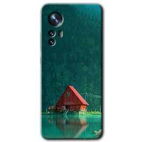 Xiaomi Mi 12 Pro Kılıf HD Desen Baskılı Arka Kapak - House In Woods