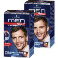 Men Perfect Schwarzkopf Men Perfect Saç Boyası 70 - Koyu Kahve 80 ml x 2 Adet