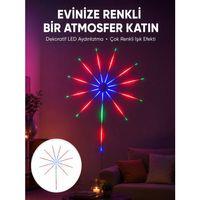 Uygulama Destekli Rgb Led Havai Fişek Duvar Aydınlatması Yeni Nesil