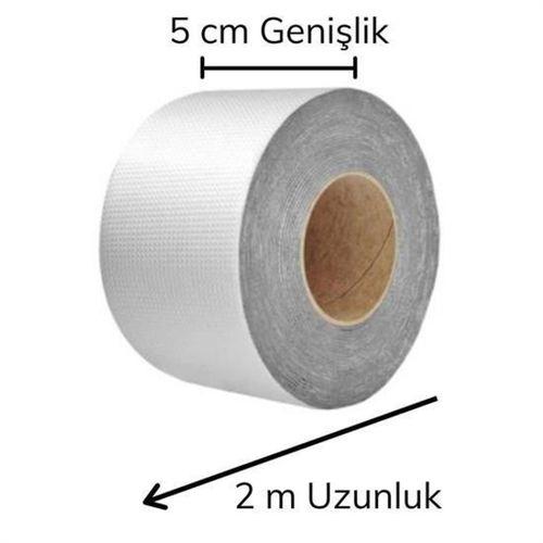 Angel Of Life® 2 Mt Yüksek Sıcaklık Dayanan Su Geçirmez Çatı  Duvar Çatlak Onarıcı Yapışkan Bant Folyo 5 Cm