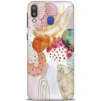 Samsung Galaxy M20 Kılıf HD Baskılı Kılıf - Sanatsal Çalışma + Tam Ekran Koruyucu
