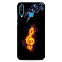 Lopard Huawei P30 Lite Uyumlu Kılıf FireX (13) Silikon Kap Sembol G Clef