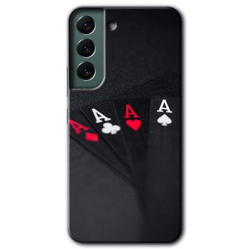Galaxy S22 Kılıf HD Desen Baskılı Arka Kapak - Full As
