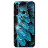 BeRa Aksesuar Realme 5i Kılıf Baskılı Kapak - 9D Tüyler +Tam Kaplayan Mat Seramik
