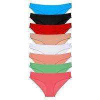 8 Adet Süper Eko Set Likralı Kadın Slip Külot Set 5