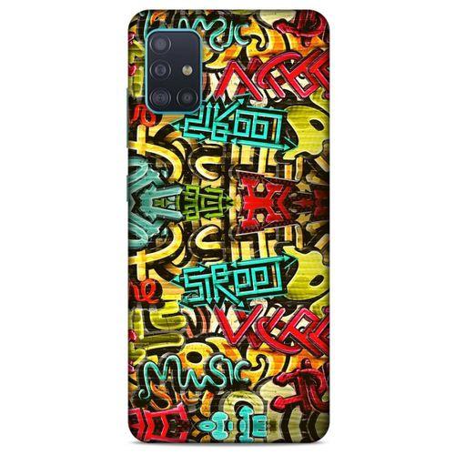 Graffitix (26) Desenli Silikon Kapak Samsung Galaxy A51 Kılıf