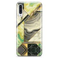 Samsung Galaxy A70 Kılıf Vintage Mermer Arka Kapak Koruma Desenli Full Koruyucu