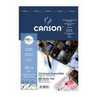 CANSON FINEFACE ÇOK AMAÇLI RESİM BLOKLARI 200 gram A5 20 Yaprak ÜSTTEN SPİRALLİ