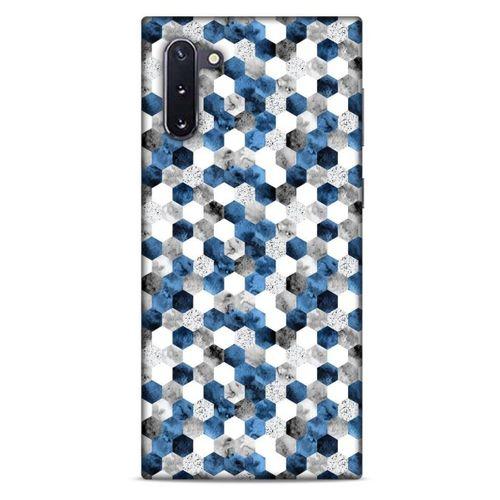 Mermer Desenli (19) Tema Kılıfları Açık Mavi Samsung Galaxy Note 10 Kılıf